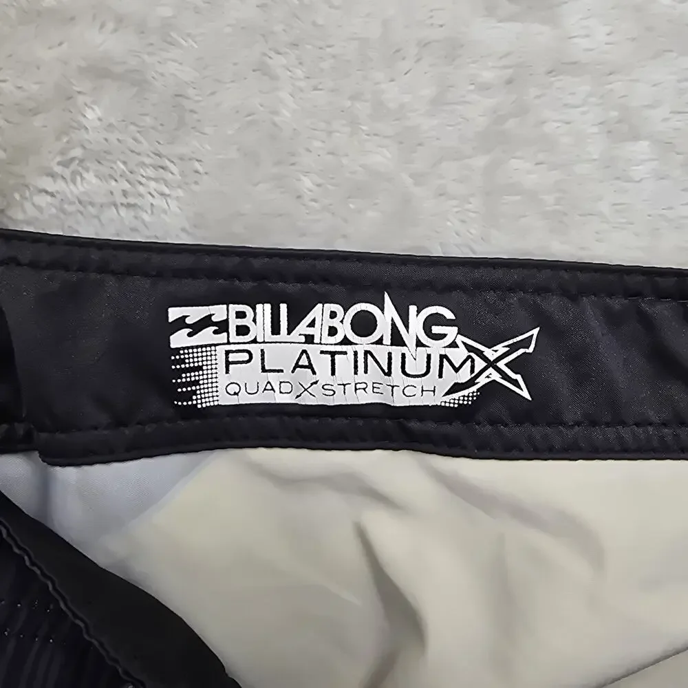 Billabong Andy Irons Board Shorts Mens 38 Colorblock Platinum X Quad Stretch